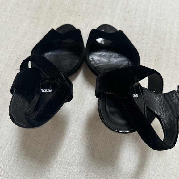 Pierre Hardy Black Velvet Patent Buckle High Heel Stiletto EU40 (US8.5/9) $975 - Picture 6 of 13